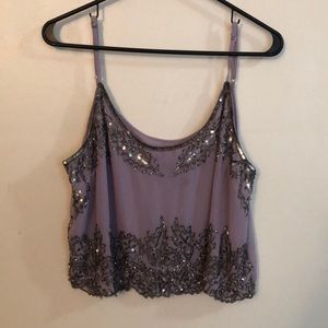 Beaded tank top